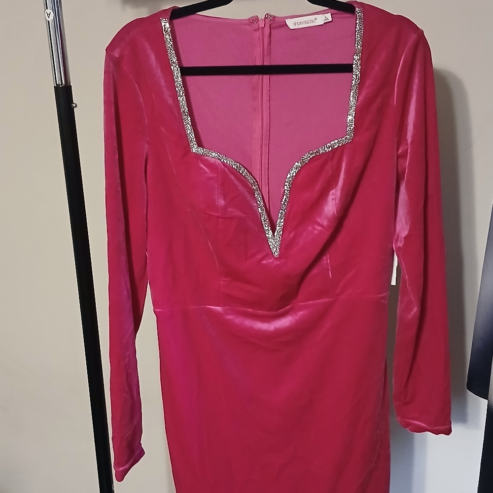 Shoe Dazzle Pink Mini Dress